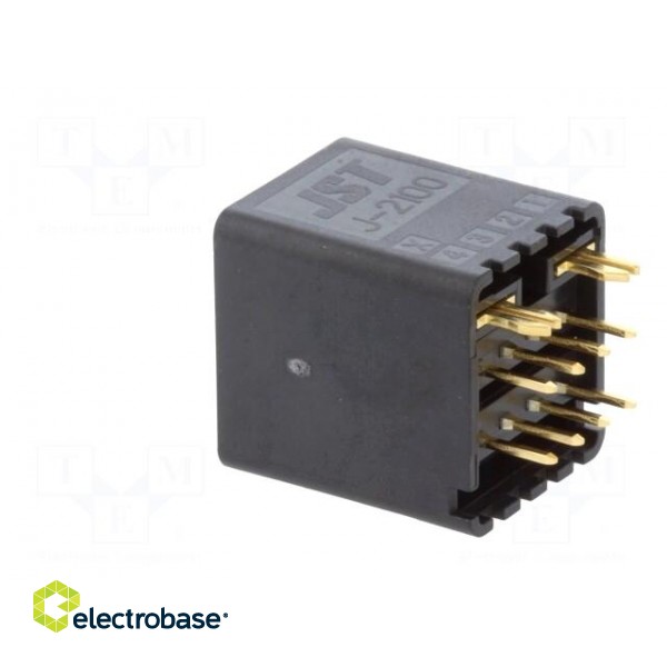 Wire-board | socket | male | J2000 | 2.5mm | PIN: 8 | THT | 250V | 4.6A image 4