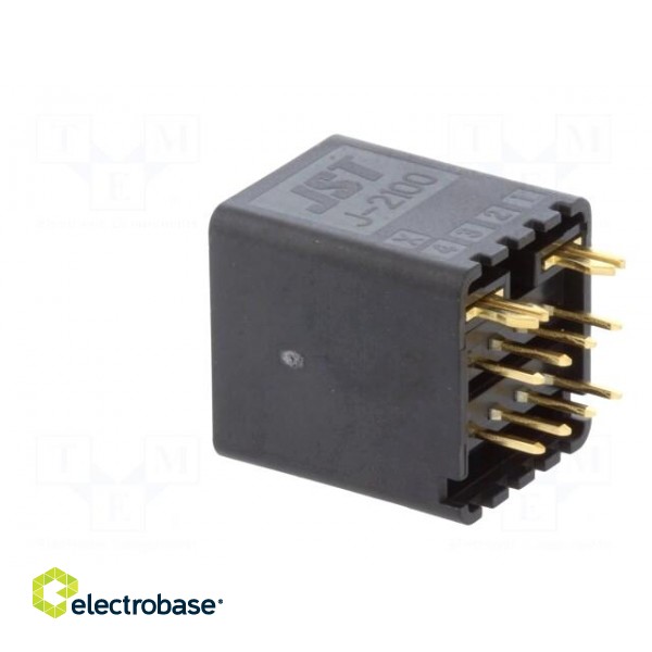 Wire-board | socket | male | J2000 | 2.5mm | PIN: 8 | THT | 250V | 4.6A фото 4