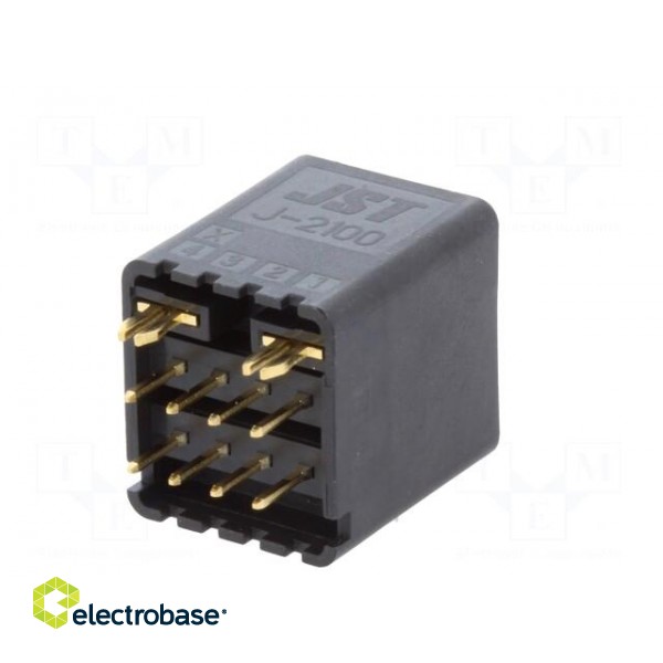 Wire-board | socket | male | J2000 | 2.5mm | PIN: 8 | THT | 250V | 4.6A paveikslėlis 6