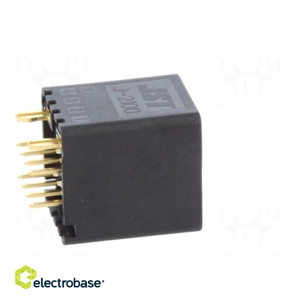 Wire-board | socket | male | J2000 | 2.5mm | PIN: 8 | THT | 250V | 4.6A фото 7