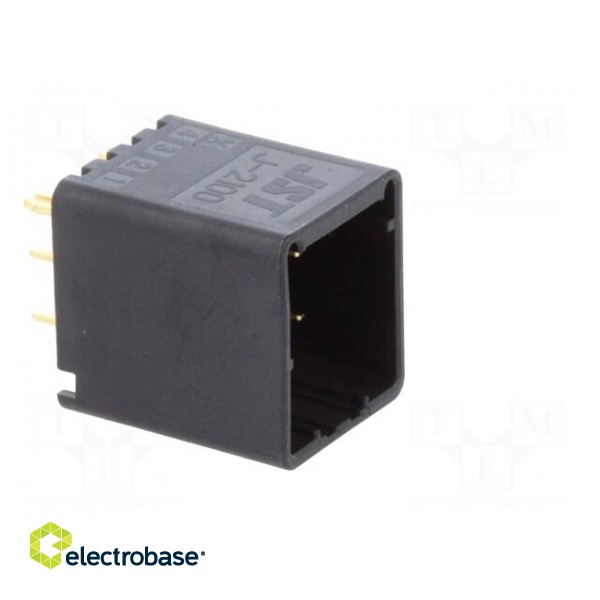 Wire-board | socket | male | J2000 | 2.5mm | PIN: 8 | THT | 250V | 4.6A paveikslėlis 8