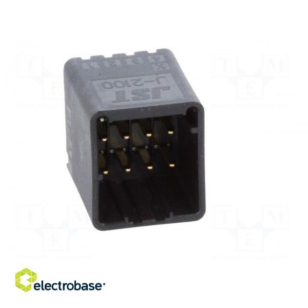 Wire-board | socket | male | J2000 | 2.5mm | PIN: 8 | THT | 250V | 4.6A фото 9