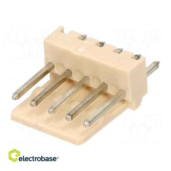 Wire-board | socket | male | Mini-Latch | 2.5mm | PIN: 5 | THT | 250V | 3A image 1