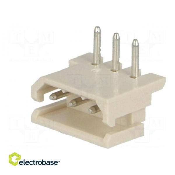 Wire-board | socket | male | SPOX | 2.5mm | PIN: 3 | THT | 3A | tinned | 250V image 2