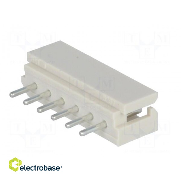 Wire-board | socket | male | SPOX | 2.5mm | PIN: 6 | THT | 3A | tinned | 250V image 6