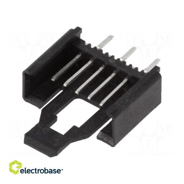Socket | wire-board | male | Minimodul | 2.5mm | PIN: 6 | THT | on PCBs | 5A paveikslėlis 1