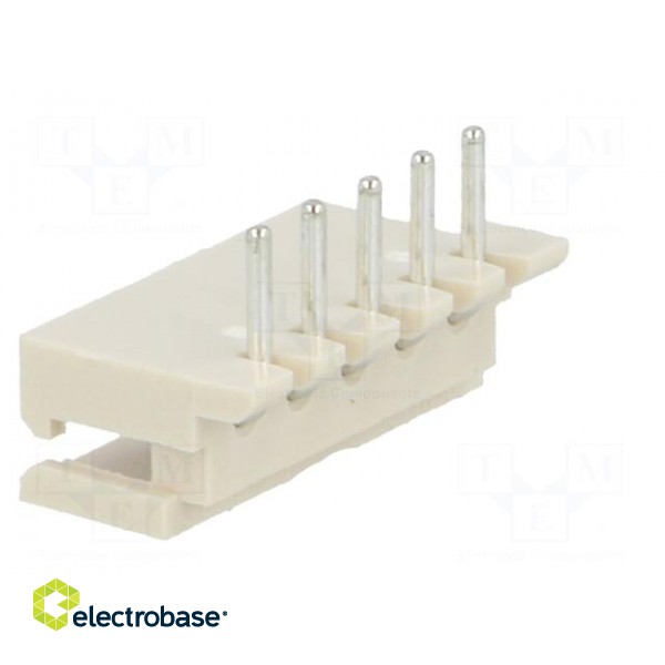 Wire-board | socket | male | SPOX | 2.5mm | PIN: 5 | THT | 3A | tinned | 250V image 4