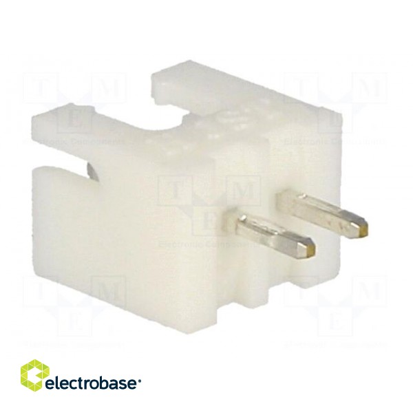 Wire-board | socket | male | XH | 2.5mm | PIN: 2 | THT | 250V | 3A | -25÷85°C image 4
