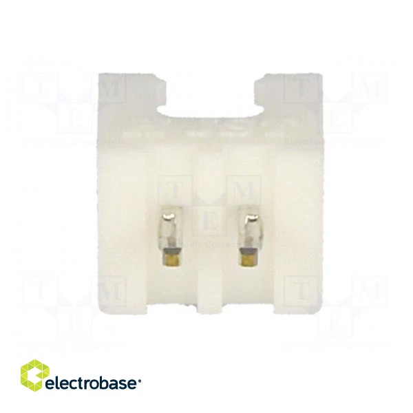 Socket | wire-board | male | XH | 2.5mm | PIN: 2 | THT | 250V | 3A | -25÷85°C image 5