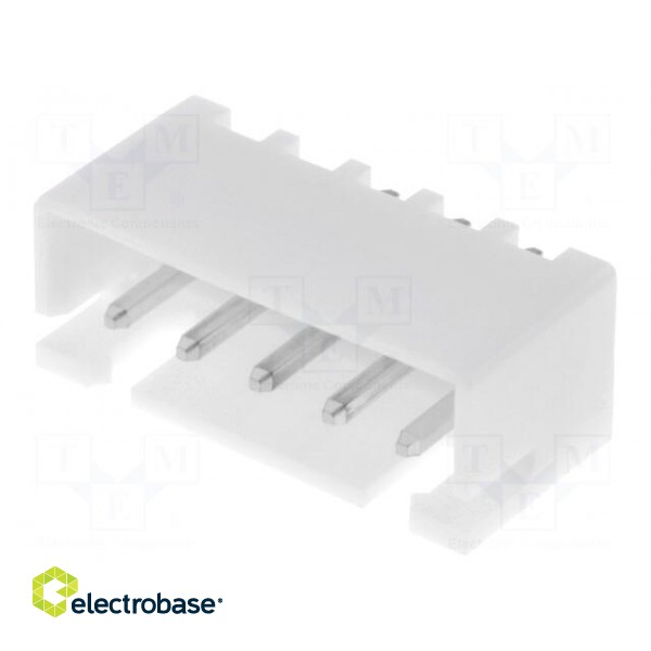 Socket | wire-board | male | XH | 2.5mm | PIN: 5 | THT | 250V | 3A | -25÷85°C image 1