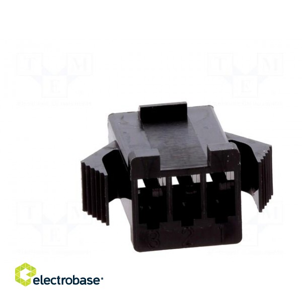 Wire-wire | plug | female | SM | 2.5mm | PIN: 3 | w/o contacts | for cable image 5