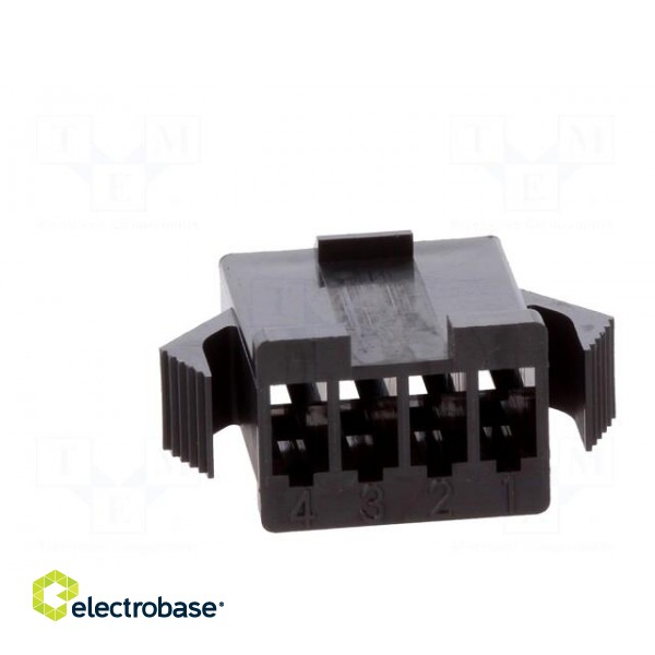 Wire-wire | plug | female | SM | 2.5mm | PIN: 4 | w/o contacts | for cable фото 5