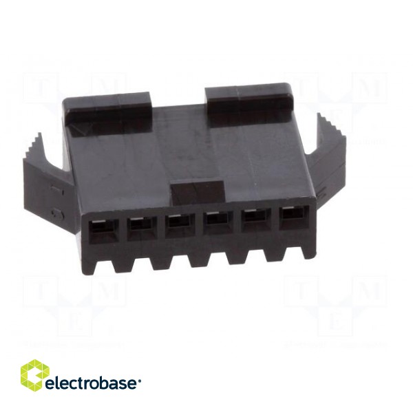 Wire-wire | plug | female | SM | 2.5mm | PIN: 6 | w/o contacts | for cable image 9
