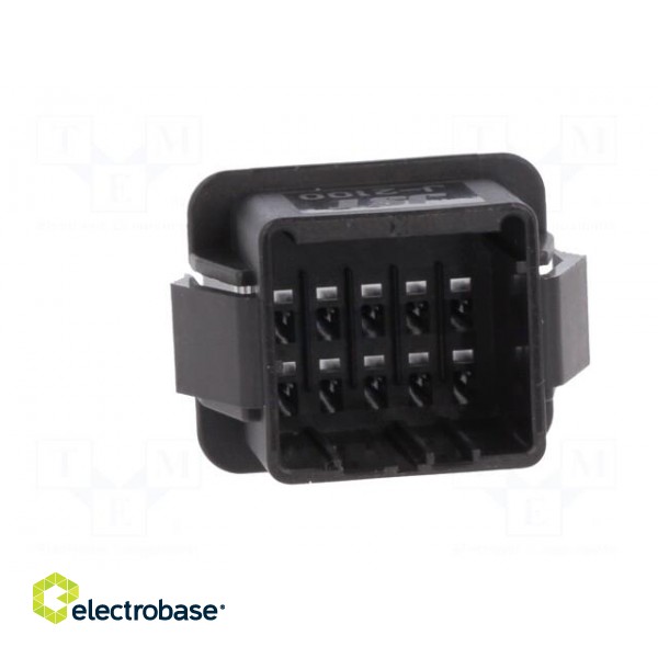 Plug | wire-wire | male | J2000 | 2.5mm | PIN: 10 | for cable | 250V | 4.6A image 9