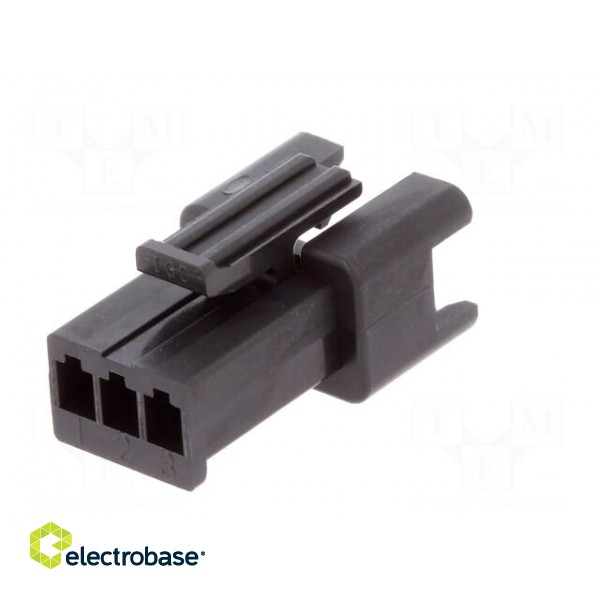 Wire-wire | plug | male | SM | 2.5mm | PIN: 3 | w/o contacts | for cable image 6
