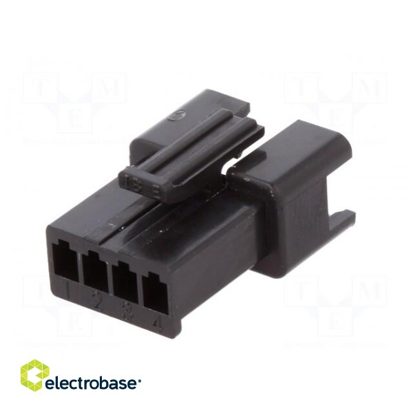 Wire-wire | plug | male | SM | 2.5mm | PIN: 4 | w/o contacts | for cable image 6