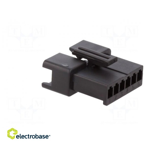 Wire-wire | plug | male | SM | 2.5mm | PIN: 6 | w/o contacts | for cable image 4