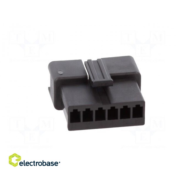 Wire-wire | plug | male | SM | 2.5mm | PIN: 6 | w/o contacts | for cable image 5