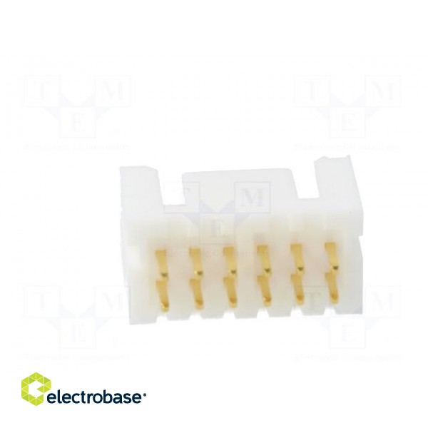 Socket | wire-wire/PCB | male | DF1B | 2.5mm | PIN: 12 | THT | on PCBs | 250V image 5
