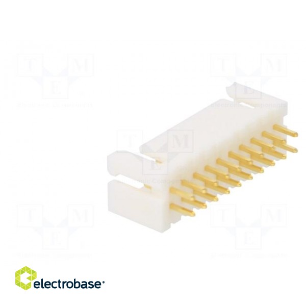 Wire-wire/PCB | socket | male | DF1B | 2.5mm | PIN: 20 | THT | on PCBs | 250V image 4