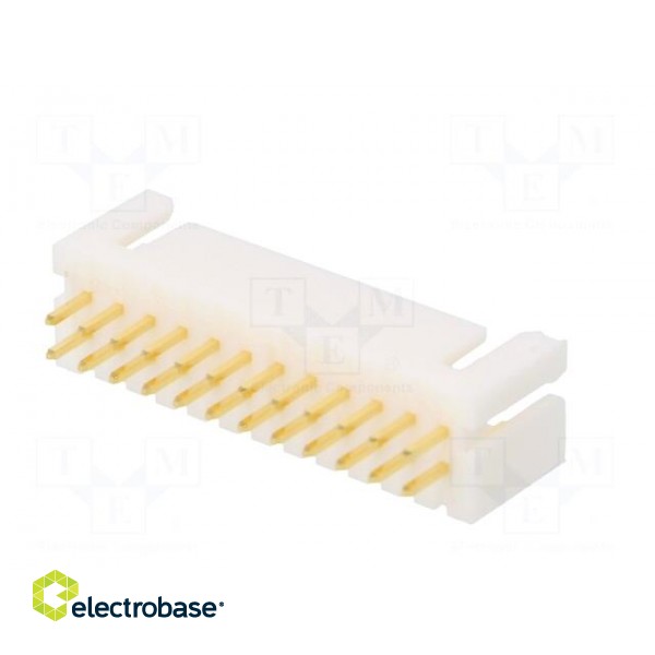 Wire-wire/PCB | socket | male | DF1B | 2.5mm | PIN: 24 | THT | on PCBs | 250V image 6