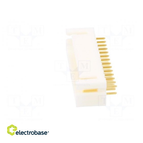 Wire-wire/PCB | socket | male | DF1B | 2.5mm | PIN: 28 | THT | on PCBs | 250V фото 3