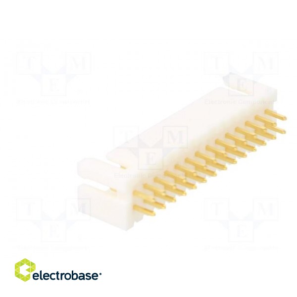 Wire-wire/PCB | socket | male | DF1B | 2.5mm | PIN: 28 | THT | on PCBs | 250V image 4