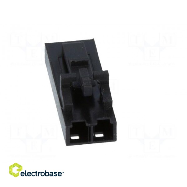 Plug | wire-board | female | 2.54mm | PIN: 2 | w/o contacts | for cable image 5