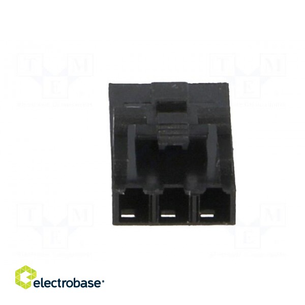 Plug | wire-board | female | 2.54mm | PIN: 3 | w/o contacts | for cable paveikslėlis 5