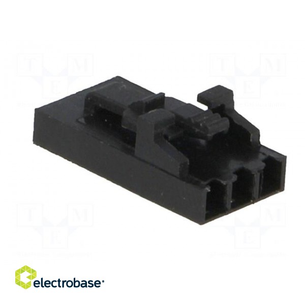 Plug | wire-board | female | 2.54mm | PIN: 3 | w/o contacts | for cable image 4