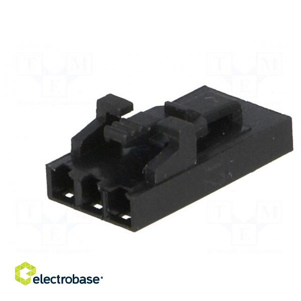 Plug | wire-board | female | 2.54mm | PIN: 3 | w/o contacts | for cable фото 6