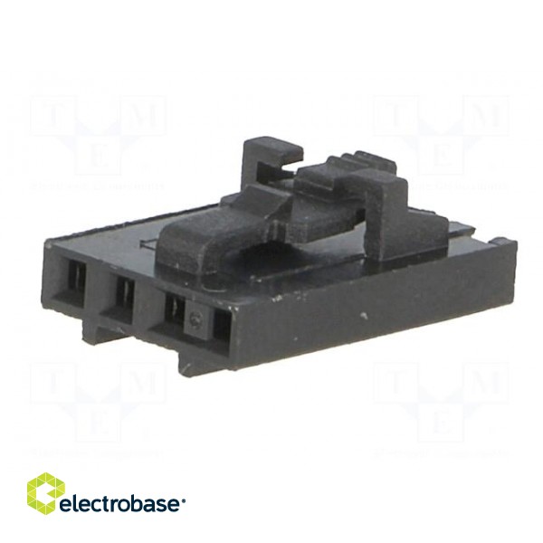 Plug | wire-board | female | 2.54mm | PIN: 4 | w/o contacts | for cable image 2