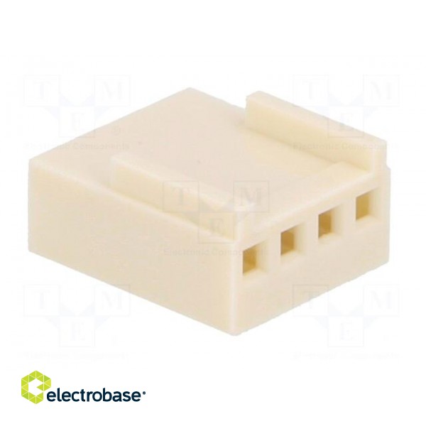 Plug | wire-board | female | 2.54mm | PIN: 4 | w/o contacts | for cable image 8