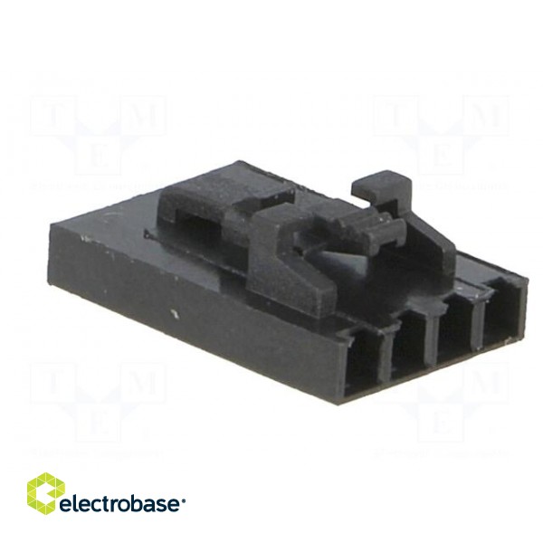 Plug | wire-board | female | 2.54mm | PIN: 4 | w/o contacts | for cable image 4