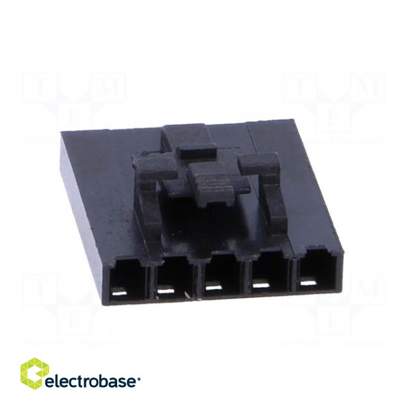 Plug | wire-board | female | 2.54mm | PIN: 5 | w/o contacts | for cable image 5