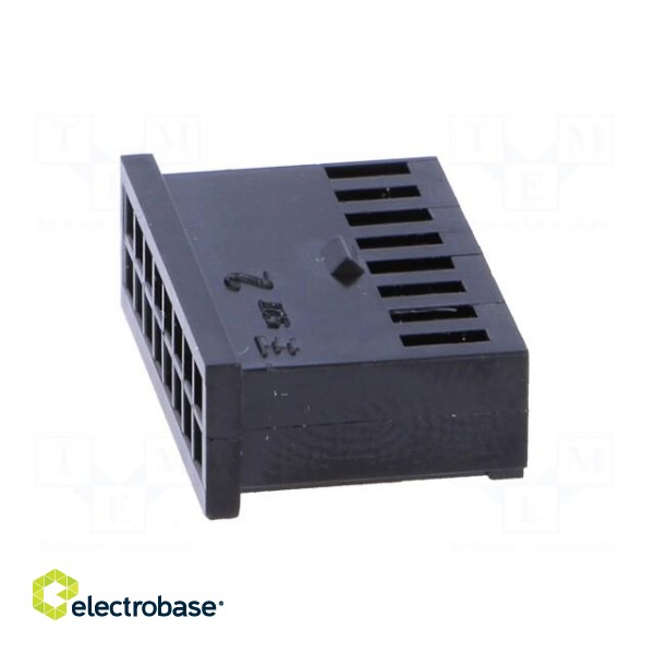 Plug | wire-board | female | AMPMODU MOD II | 2.54mm | PIN: 16 image 7