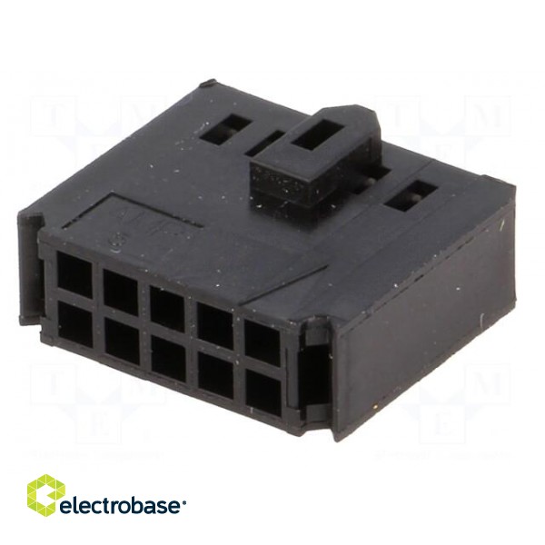 Plug | wire-board | female | AMPMODU MOD IV | 2.54mm | PIN: 10 image 6
