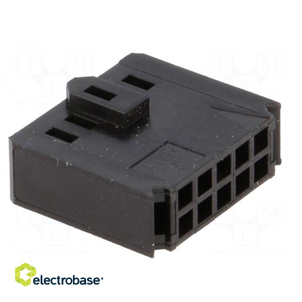 Plug | wire-board | female | AMPMODU MOD IV | 2.54mm | PIN: 10 image 4