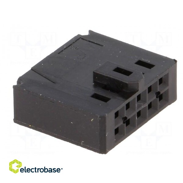 Plug | wire-board | female | AMPMODU MOD IV | 2.54mm | PIN: 10 image 8