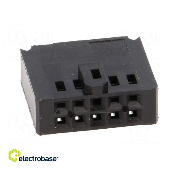 Plug | wire-board | female | AMPMODU MOD IV | 2.54mm | PIN: 10 image 9