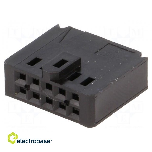 Plug | wire-board | female | AMPMODU MOD IV | 2.54mm | PIN: 10 image 1
