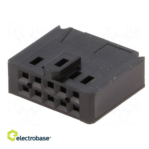 Plug | wire-board | female | AMPMODU MOD IV | 2.54mm | PIN: 10 image 2
