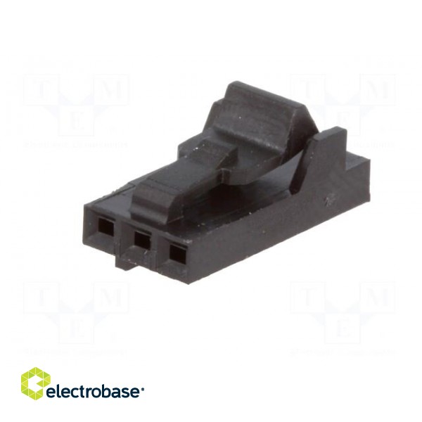 Plug | wire-board | female | AMPMODU MTE | 2.54mm | PIN: 3 | w/o contacts paveikslėlis 2