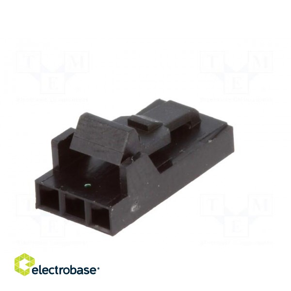 Plug | wire-board | female | AMPMODU MTE | 2.54mm | PIN: 3 | w/o contacts paveikslėlis 6