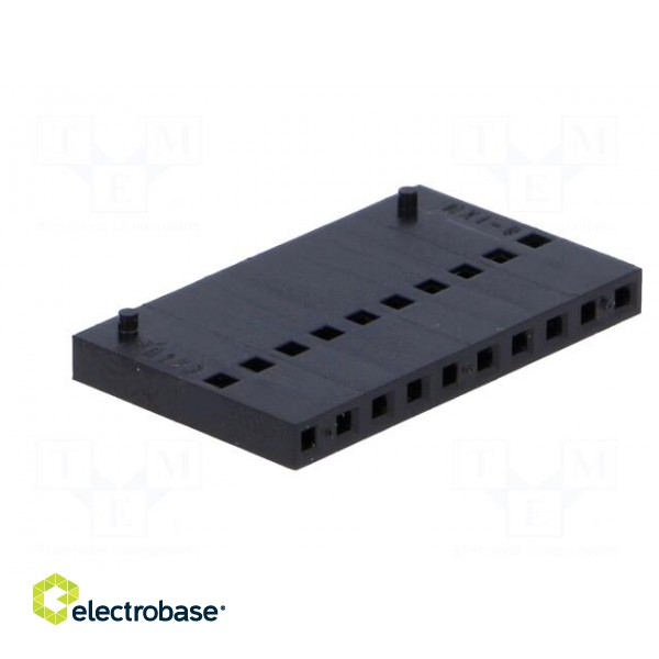 Plug | wire-board | female | C-Grid III | 2.54mm | PIN: 10 | w/o contacts paveikslėlis 8