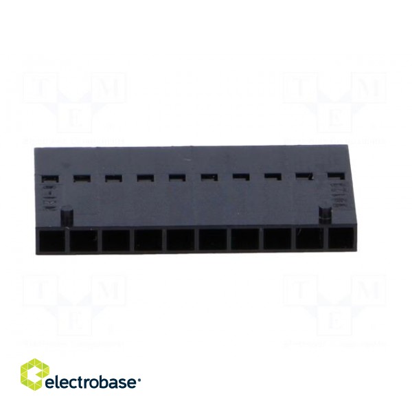 Plug | wire-board | female | C-Grid III | 2.54mm | PIN: 10 | w/o contacts paveikslėlis 5