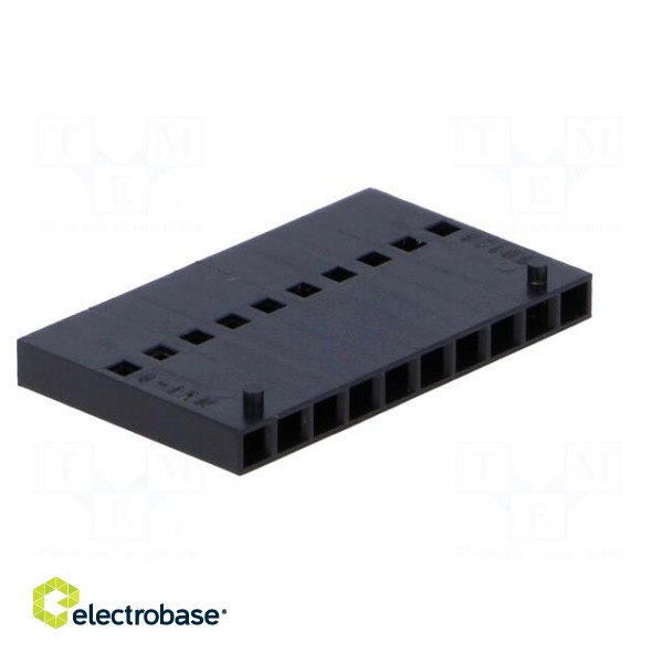 Plug | wire-board | female | C-Grid III | 2.54mm | PIN: 10 | w/o contacts image 4