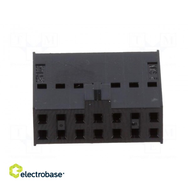 Plug | wire-board | female | C-Grid III | 2.54mm | PIN: 14 | w/o contacts image 9