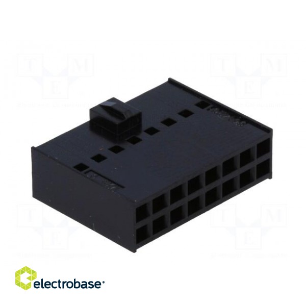 Plug | wire-board | female | C-Grid III | 2.54mm | PIN: 16 | w/o contacts paveikslėlis 4