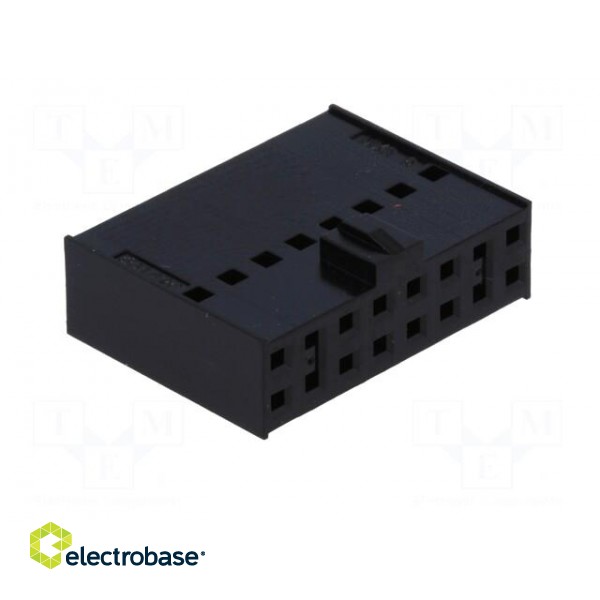 Plug | wire-board | female | C-Grid III | 2.54mm | PIN: 16 | w/o contacts paveikslėlis 8